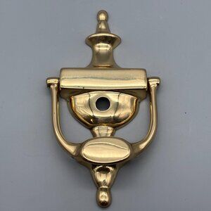 Vintage Stanley Brass Door Knocker With Classic Urn Shape Made In Taiwan